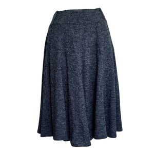 LAPIS Elegant Gray Women's A-line Skirt, knee-length, wide beltloops. M